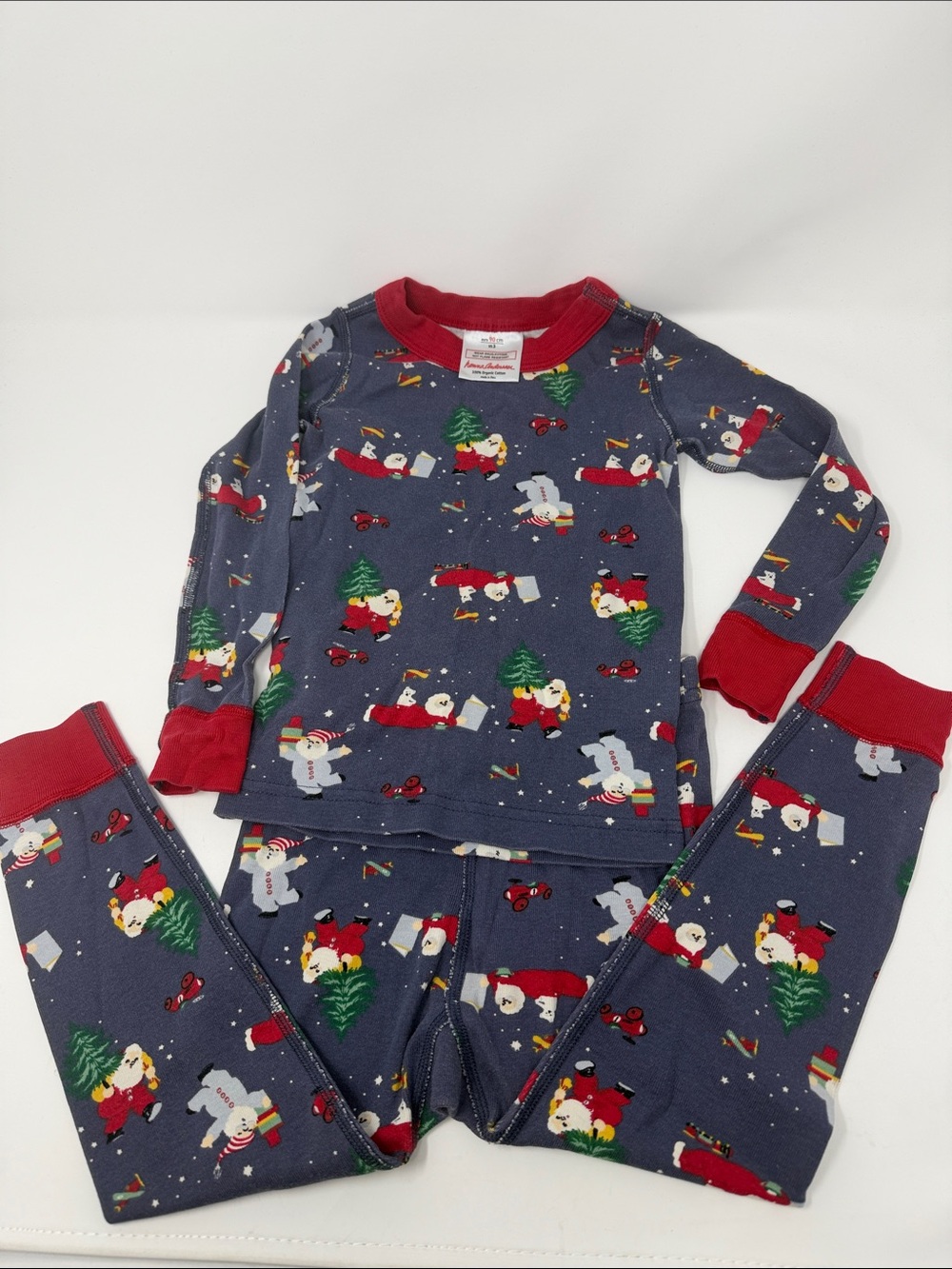 Hanna Andersson Christmas Santa Pajama Set 3t